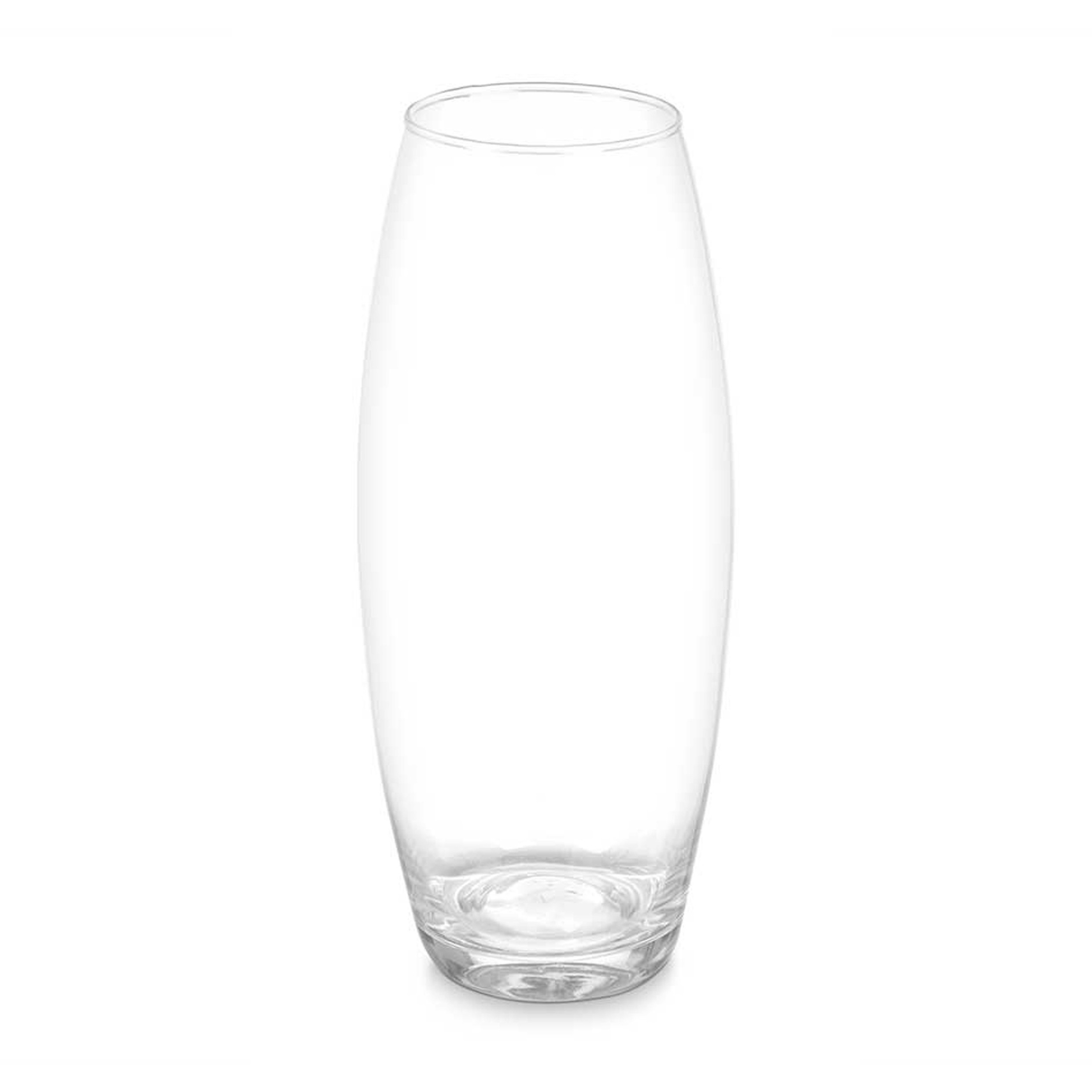 Giftdecor Bloemenvaas basic - transparant glas - D16 x H37 cm - cilinder vaas - boeketvaas - 5 liter -