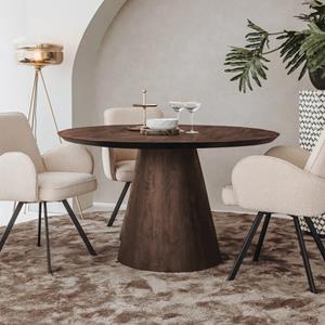 Tower Living Ronde Eettafel Premana Mangohout, 150cm - Bruin