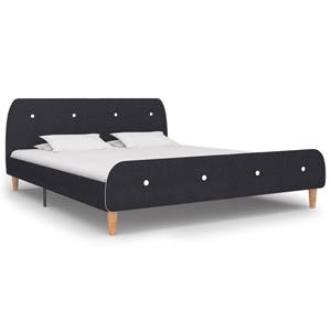 VidaXL Bedframe stof donkergrijs 180x200 cm