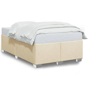 VidaXL Bedframe stof crèmekleurig 120x190 cm