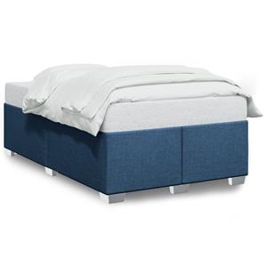 VidaXL Bedframe stof blauw 120x190 cm