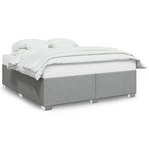 VidaXL Bedframe stof lichtgrijs 180x200 cm