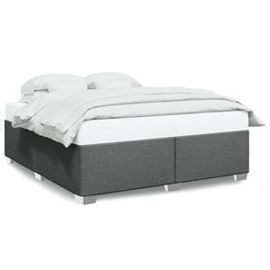 VidaXL Bedframe stof donkergrijs 180x200 cm