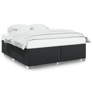 VidaXL Bedframe kunstleer zwart 180x200 cm