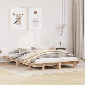 VidaXL Bedframe zonder matras massief grenenhout 120x200 cm