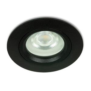 RTM Lighting Led Mini Inbouwspot Willy -rond Zwart -extra Warm Wit -niet Dimbaar -3.4w -integral Led