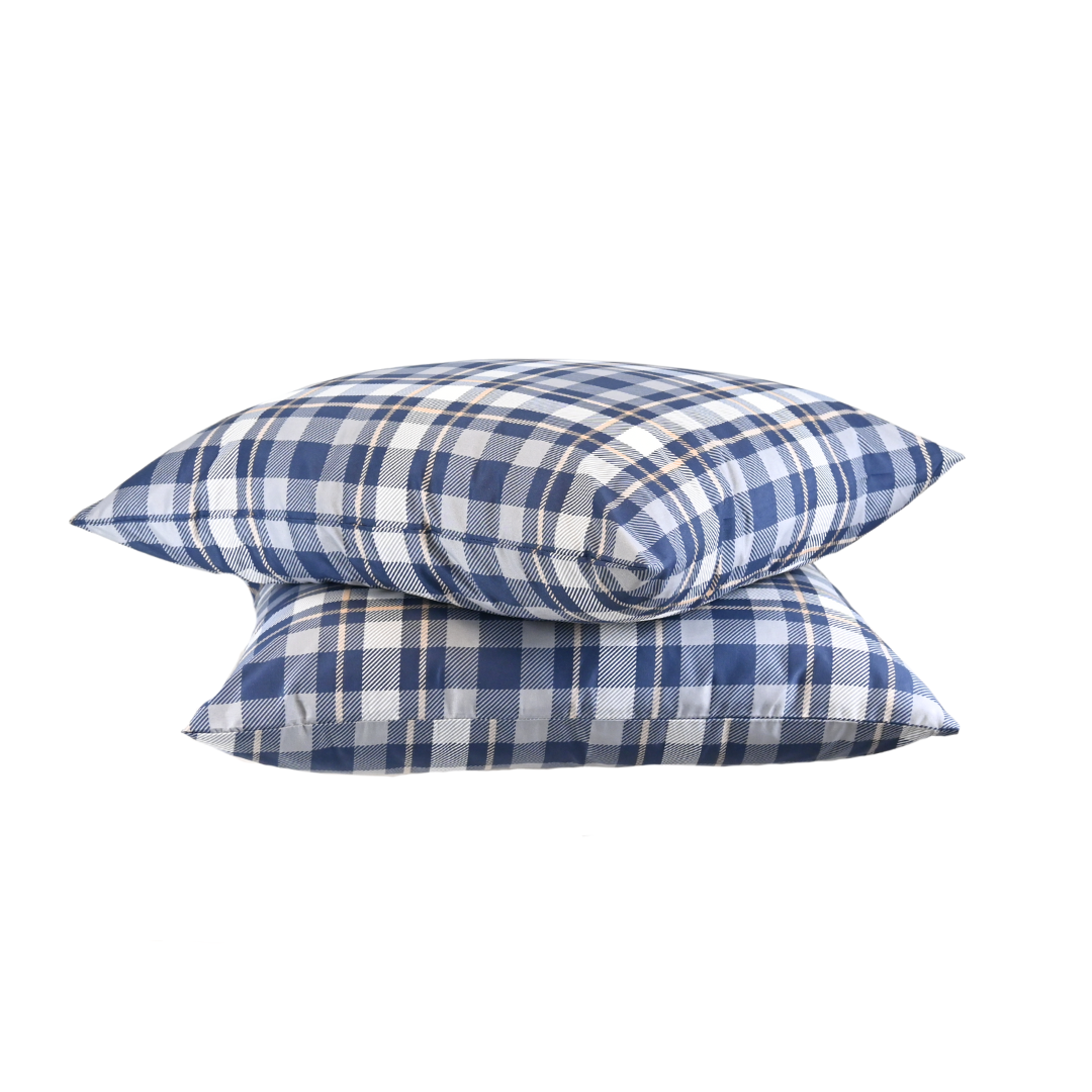 HappyBed | Tartan kussensloop set 2 stuks - 60x70cm - 100% Microvezel