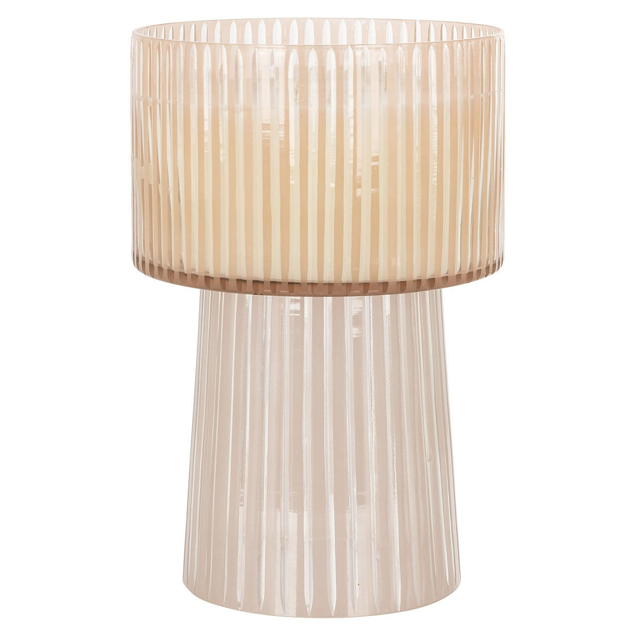 Richmond Interiors Richmond Geurkaars Daily Glas, 30cm hoog - Beige