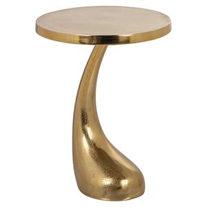 Richmond Interiors Richmond Ronde Bijzettafel Dolphin 45cm - Goud