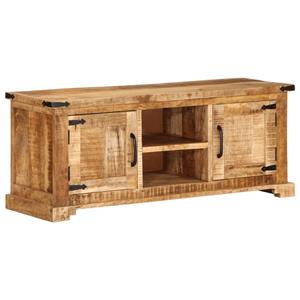 VidaXL Tv-meubel 110x35x45 cm massief ruw mangohout