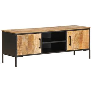 VidaXL Tv-meubel 110x35x40 cm massief ruw mangohout