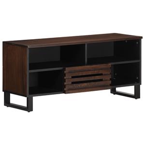 VidaXL Tv-meubel 100x34x46 cm massief mangohout bruin