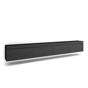 Skraut Home  Tv-meubel, Lowboard, Zwart, Hangend