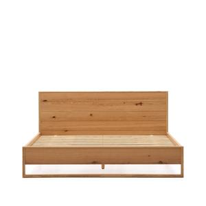 Kave Home Bed Alguema Eiken, 180 x 200cm - Bruin