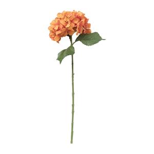 Xenos Kunstbloem hortensia - oranje - 63 cm