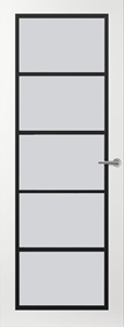 Svedex Binnendeuren Front FR516 Wit Zwart Satijnglas | Afgelakt met  Superlak | Deurengigant.nl