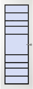 Svedex Binnendeuren Front FR518 Wit Zwart | Afgelakt met  Superlak | Deurengigant.nl
