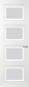 Svedex Binnendeuren Cameo CE108 Gezandstraald glas met blanke rand | Afgelakt met  Superlak | Deurengigant.nl