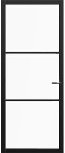 Svedex Binnendeuren NDB901 Zwart Satijn glas | Afgelakt met  Superlak | Deurengigant.nl