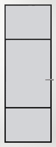 Svedex Binnendeuren Form FM03 zwart Satijnglas | Afgelakt met  Superlak | Deurengigant.nl