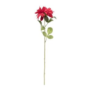 Xenos Kunstbloem dahlia - rood - 75 cm