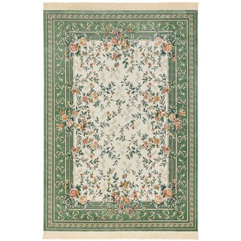 NOURISTAN Vloerkleed Antiek Flowers Oriëntaals met franje, oriënt, woonkamer, slaapkamer, eetkamer