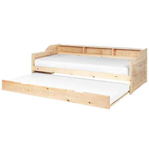 BELIANI Bedbank hout lichtbruin 90 x 200 cm EDERN