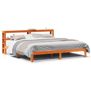 VidaXL Bedframe zonder matras massief grenenhout wasbruin 180x200 cm