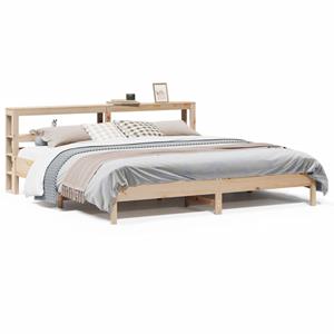 VidaXL Bedframe zonder matras massief grenenhout 200x200 cm