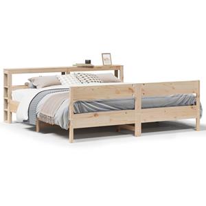 VidaXL Bedframe zonder matras massief grenenhout 200x200 cm