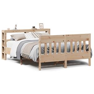 VidaXL Bedframe zonder matras massief grenenhout 150x200 cm