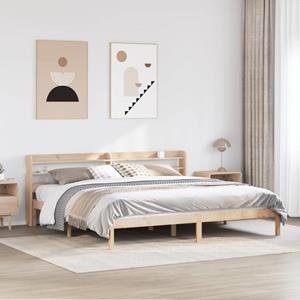 VidaXL Bedframe zonder matras massief grenenhout 180x200 cm