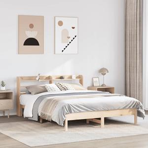 VidaXL Bedframe zonder matras massief grenenhout 160x200 cm