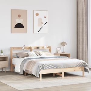 VidaXL Bedframe zonder matras massief grenenhout 150x200 cm