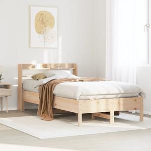 VidaXL Bedframe zonder matras massief grenenhout 120x190 cm