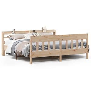 VidaXL Bedframe zonder matras massief grenenhout 180x200 cm