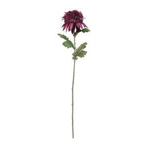 Xenos Kunstbloem chrysant groot - paars - 73 cm