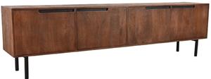 Tv-meubel Rio - Espresso - Mangohout - 220 cm