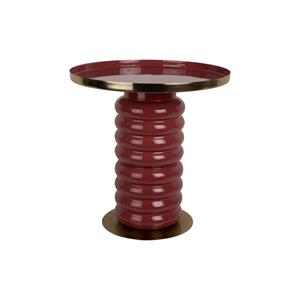 Leitmotiv Bijzettafel Ruby - Rood -Ø41cm