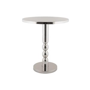 Leitmotiv Bijzettafel Sheen Large - Zilver -Ø44cm