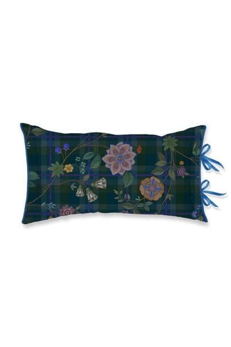 Pip Studio Kussensloop Flores Felices Donkerblauw 60x70 cm