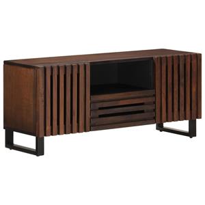 VidaXL Tv-meubel 100x34x46 cm massief mangohout bruin