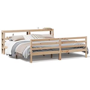 VidaXL Bedframe zonder matras massief grenenhout 180x200 cm