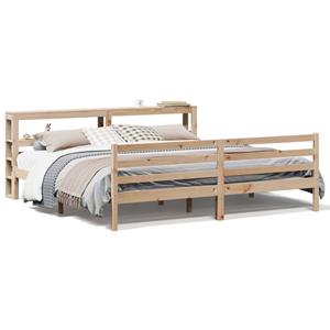 VidaXL Bedframe zonder matras massief grenenhout 200x200 cm