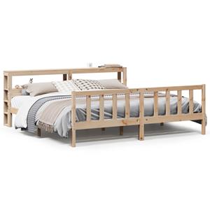 VidaXL Bedframe zonder matras massief grenenhout 180x200 cm