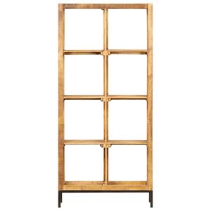 vidaXL Boekenkast 80x25x175 cm massief mangohout