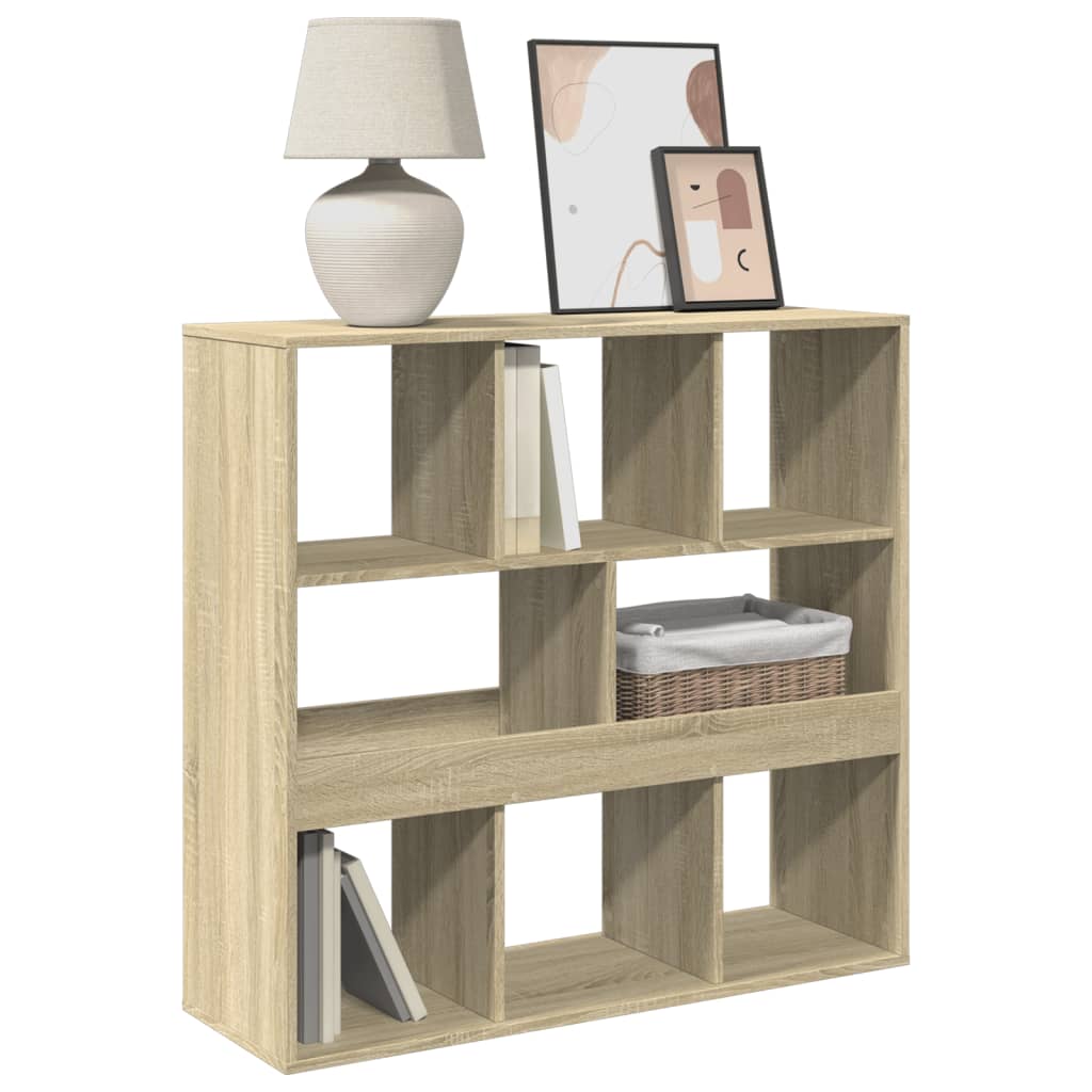 vidaXL Boekenkast / kamerscherm 100x33x94,5 cm sonoma eikenkleurig