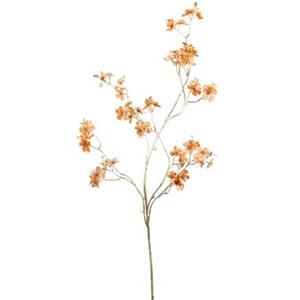 Leen Bakker Kunstbloem Blossom spray - koraal - 87 cm