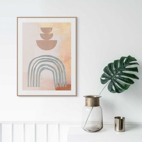 Reinders! Artprint met lijst Earth Bows