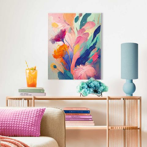 Reinders! Artprint met lijst Dreamy Flowers